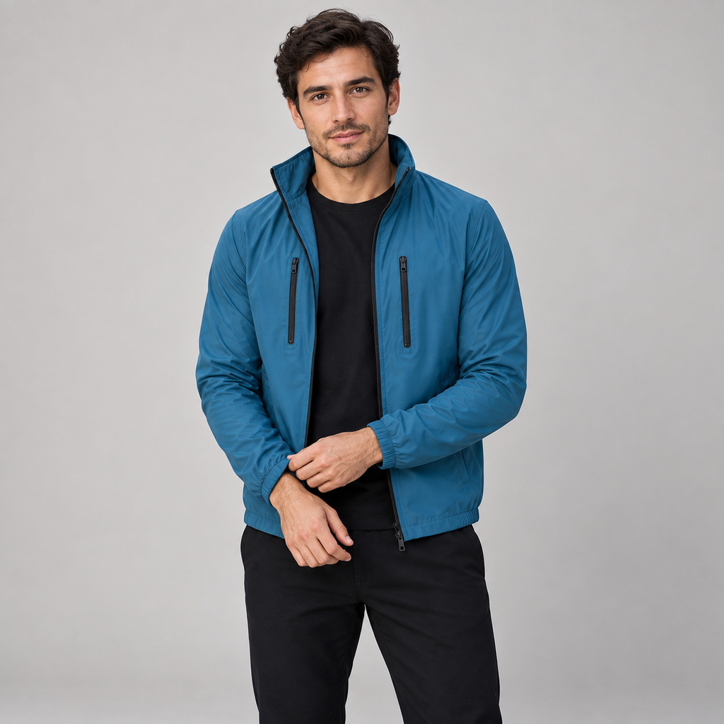 Chompas y chalecos para hombre detalle